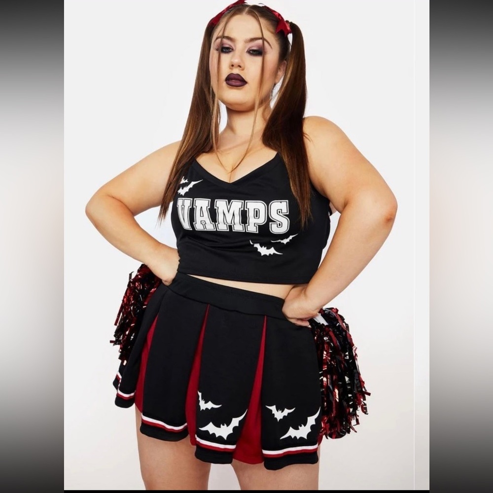 NEW Dolls Kill Dracula's Cheerleader Costume Set